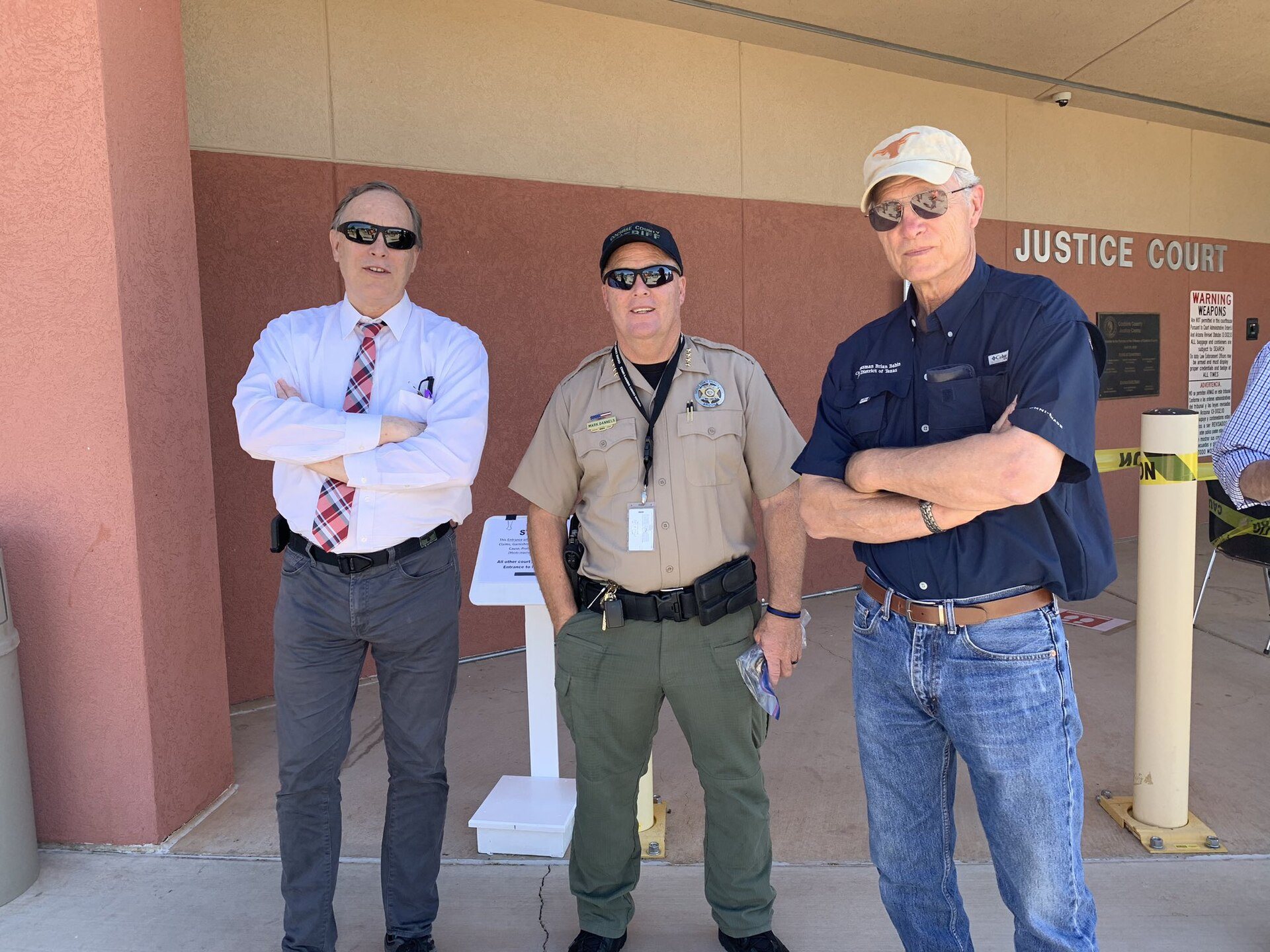 Andy Biggs — With Cochise County Sheriff Mark Dannels