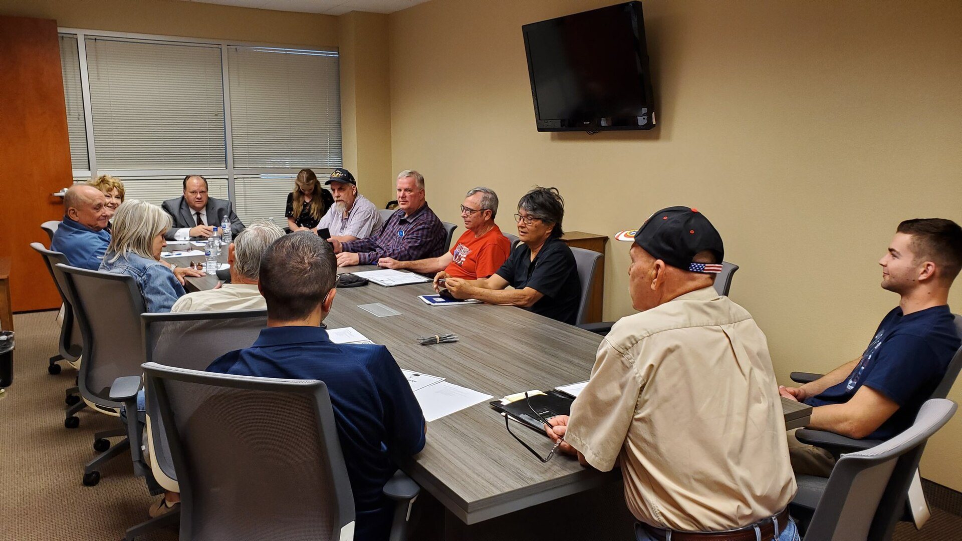 Andy Biggs — First volunteer meeting for the veterans' Drop Zone event