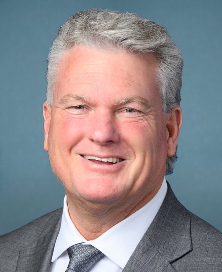 Mike Collins, official congressional portrait