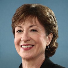 Susan Collins, official congressional portrait