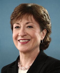 Susan Collins, official congressional portrait